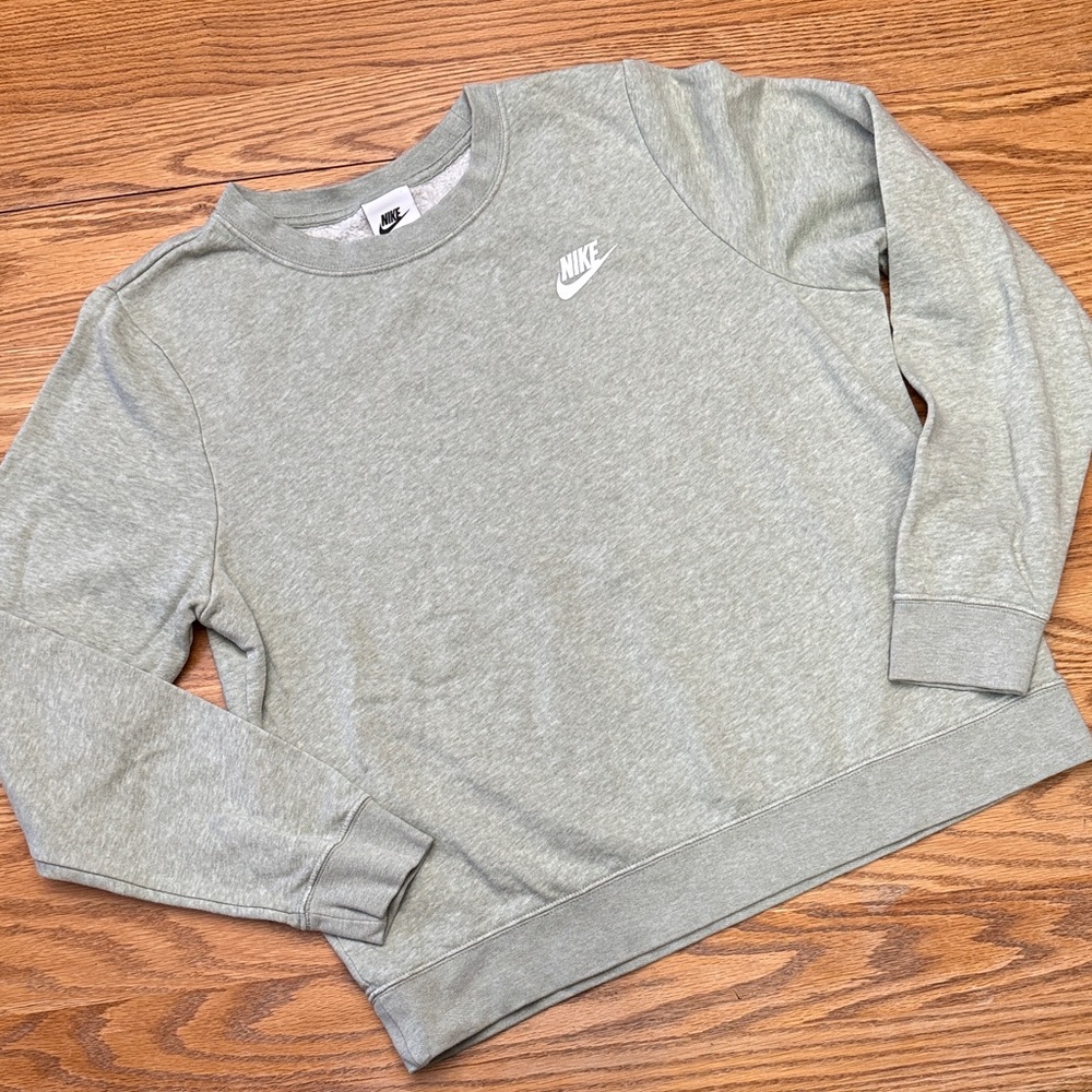 Nike Heather Green/Gray Crewneck Sweatshirt